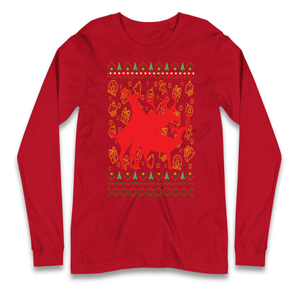 Reindeer Making Fun Christmas T Shirt
