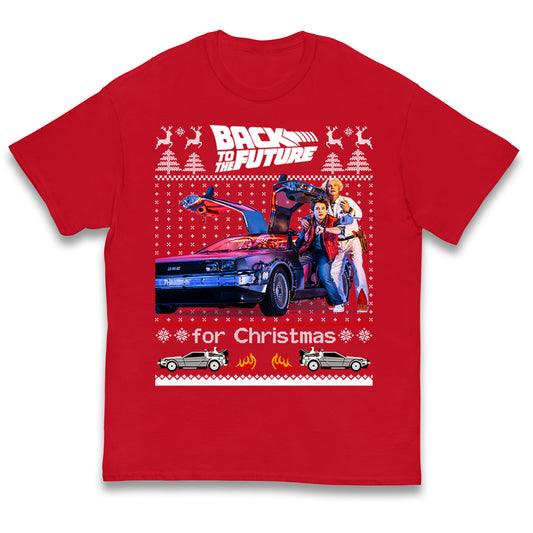Back To The Future Christmas Kids T Shirt