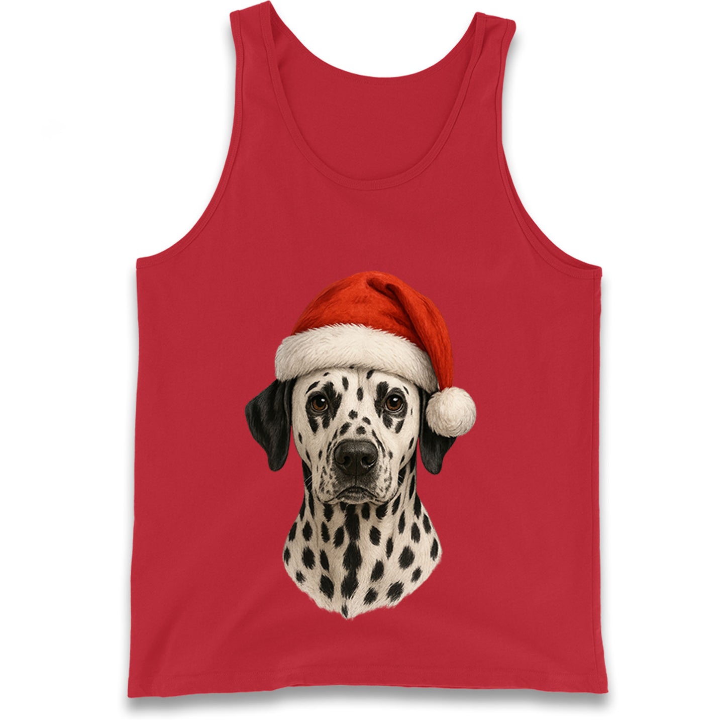 Dalmatian Dog Christmas Tank Top