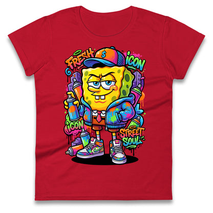 Sponge Bob Square Pants Ladies T Shirt