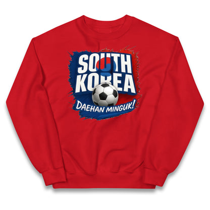 South Korea Football Kids Jumper