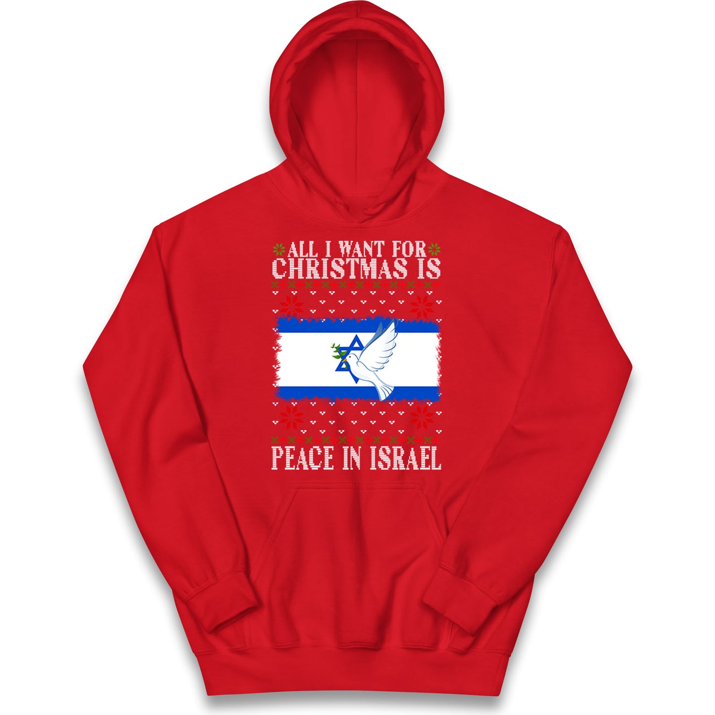peace in israel hoodie