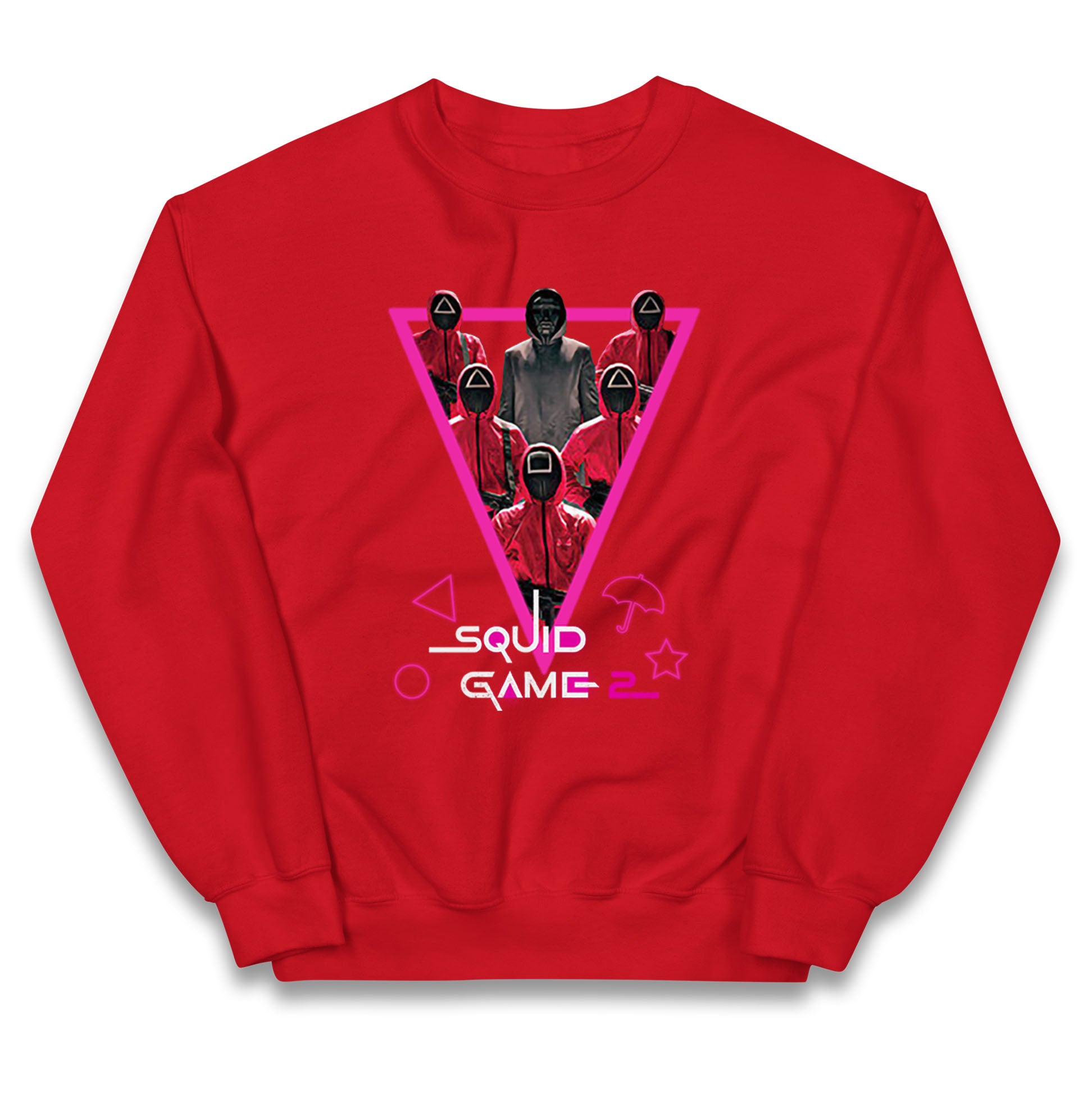 Squid Game Guards And Front Man kids Jumper