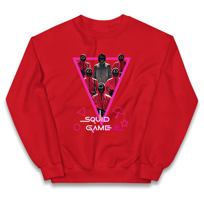 Squid Game Guards And Front Man kids Jumper