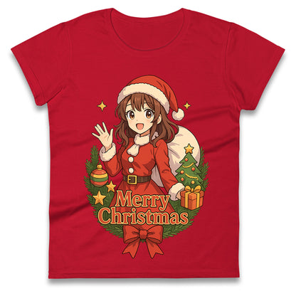 Anime Christmas Ladies Shirt