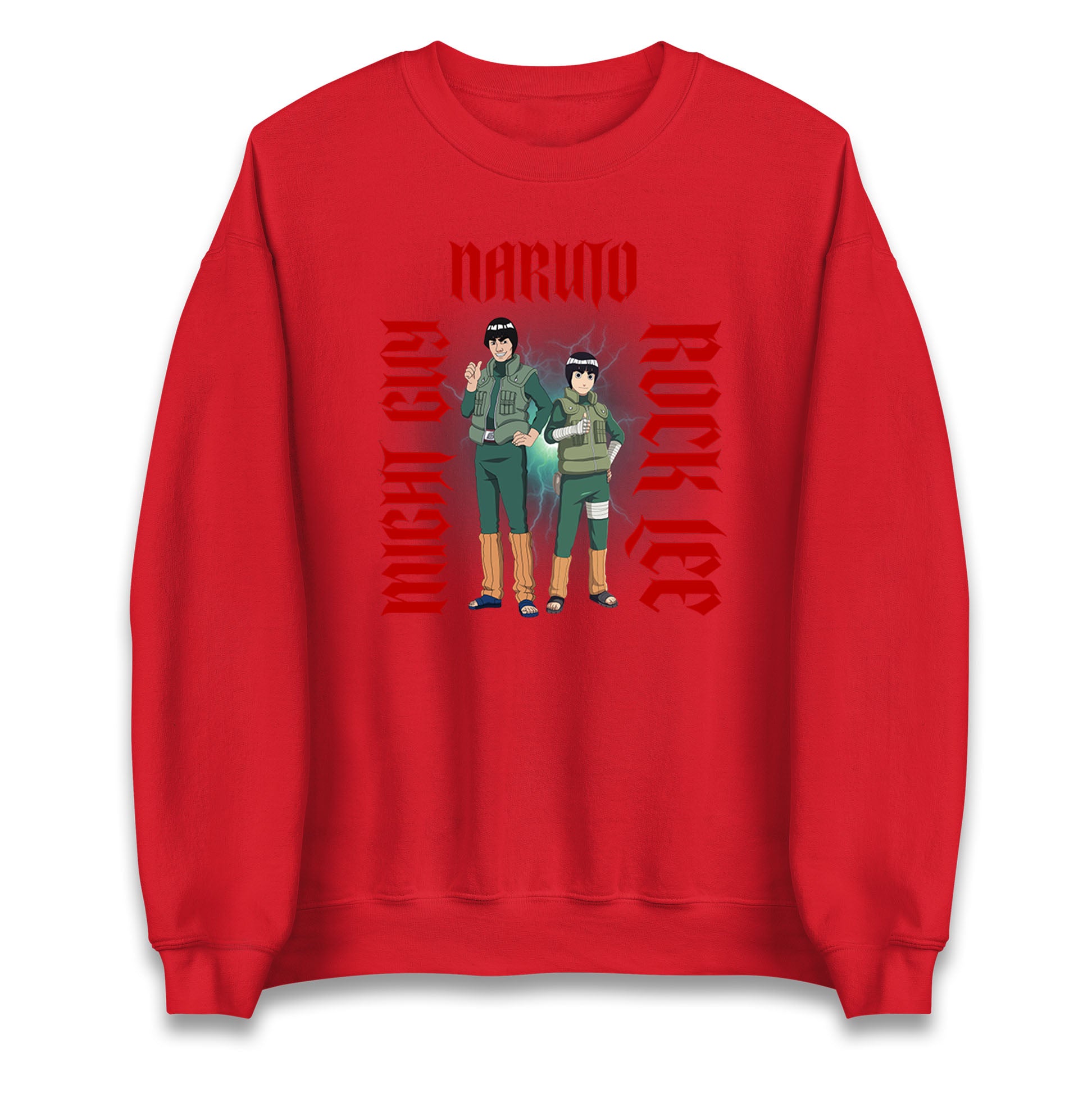 Naruto Might Guy And Rock Lee Sweatshirt