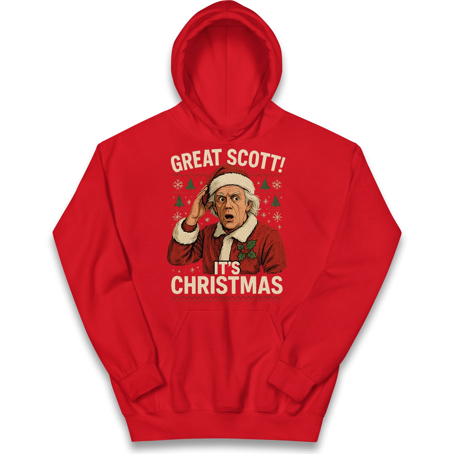 Back to the Future Doc Brown Kids Hoodie