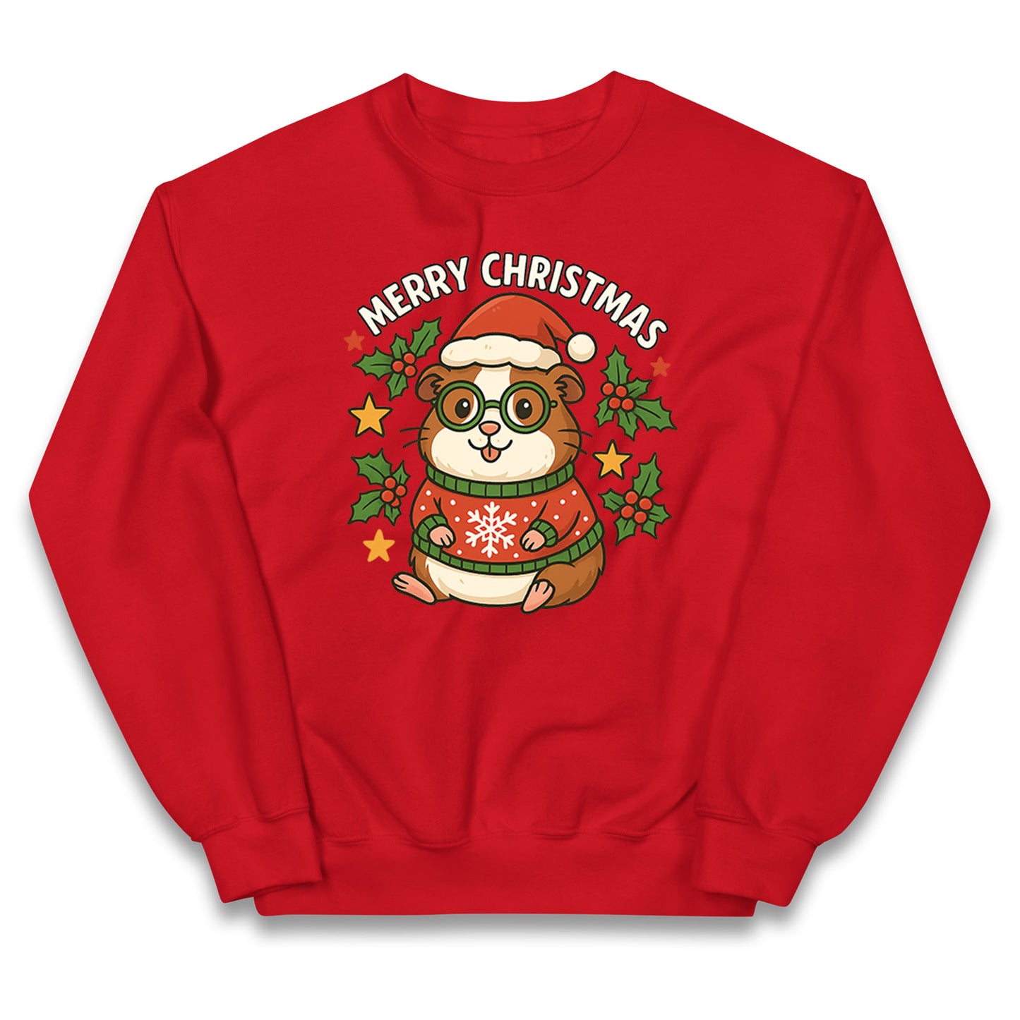 Guinea Pig Christmas Kids Jumper