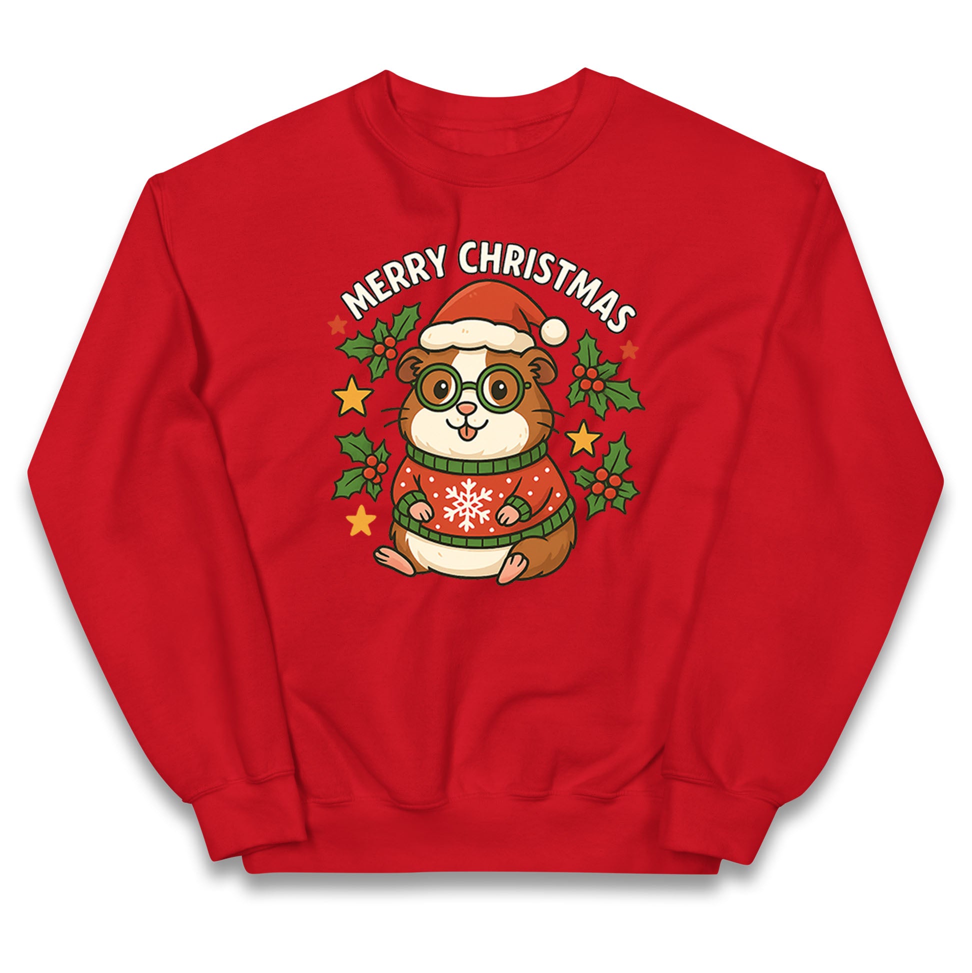 Guinea Pig Christmas Kids Jumper