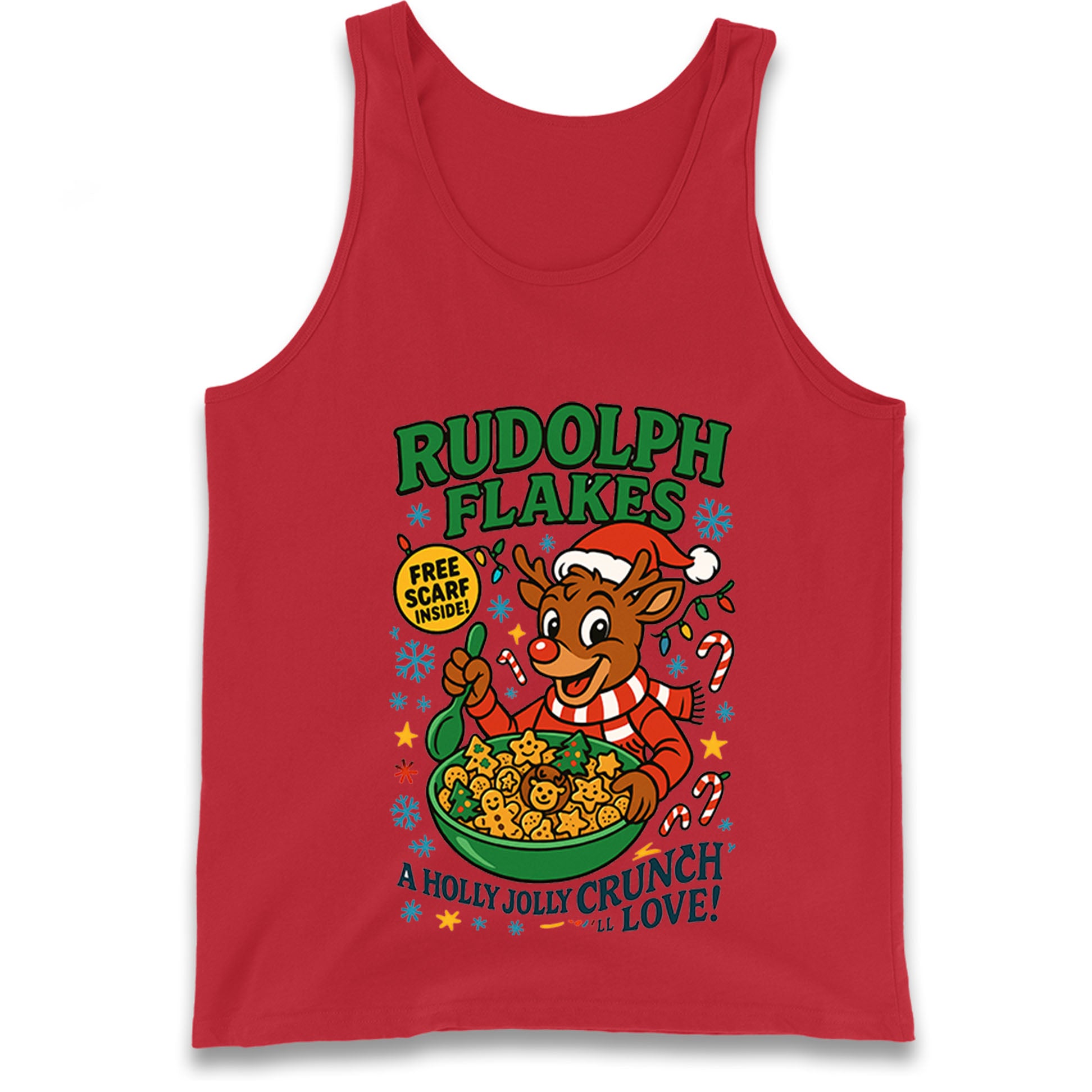 Rudolph The Red Nose Reindeer Tank Top