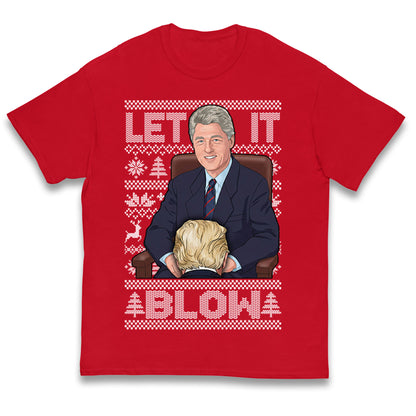 Bill Clinton Christmas Kids T Shirt