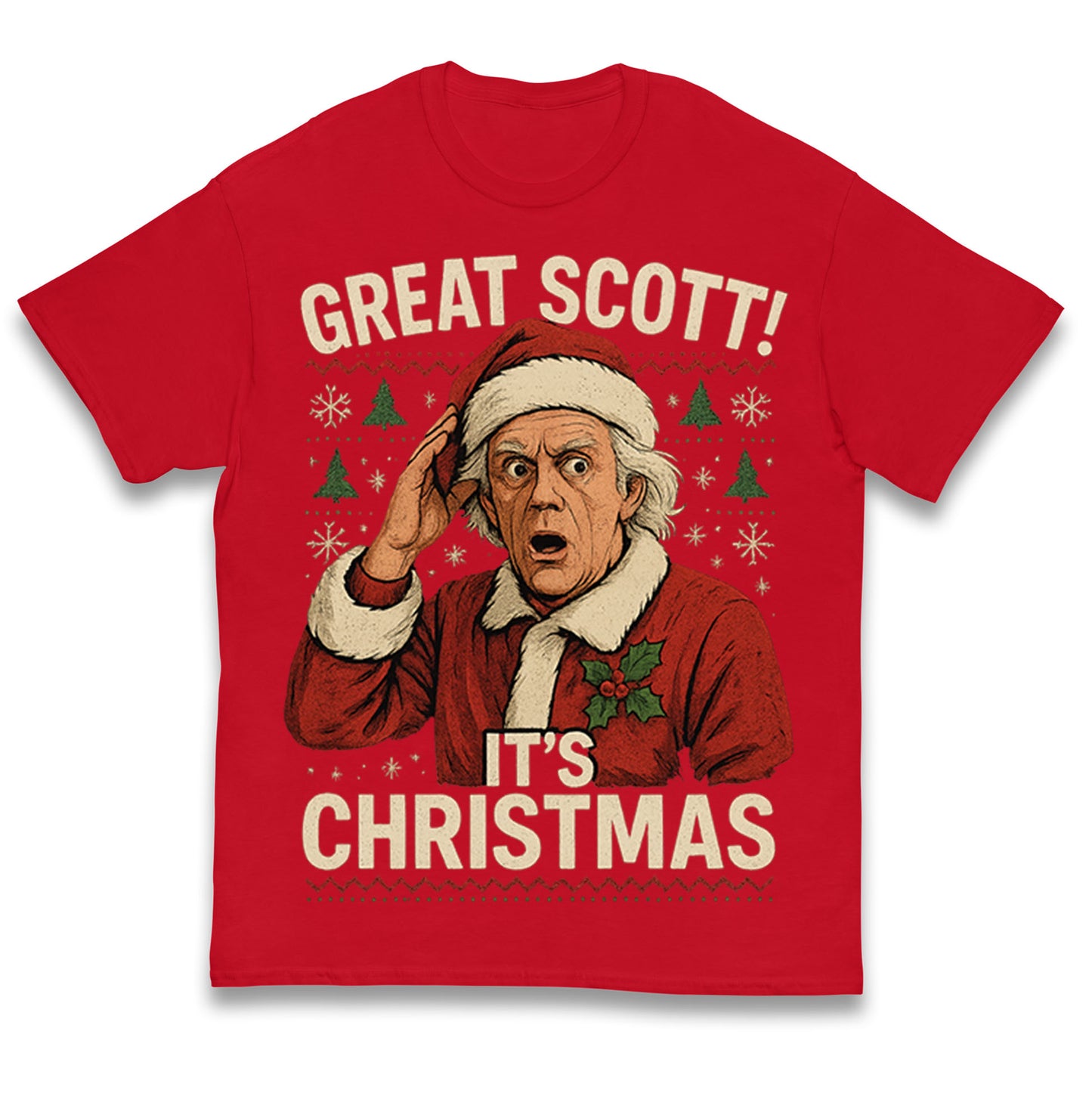 Back to the Future Doc Brown Kids T Shirt