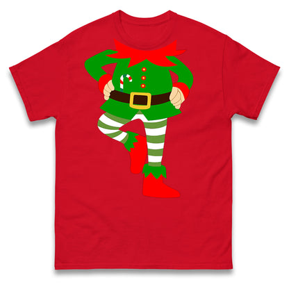 Personalise Christmas Party Wear Elf Mens t shirt