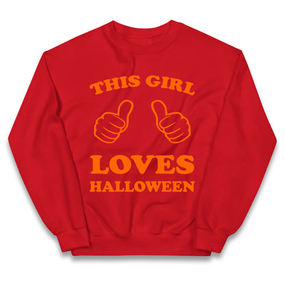 This Girl Loves Halloween Jumper
