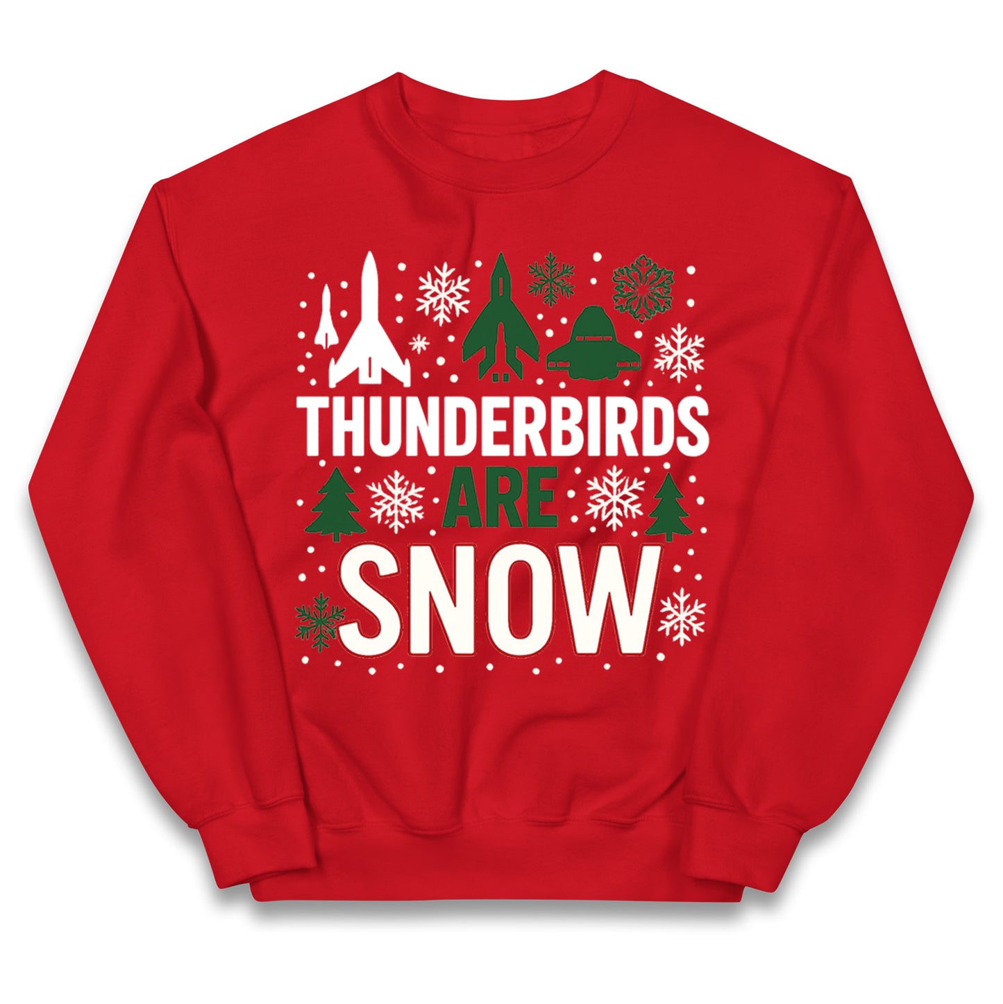 Thunderbirds Christmas Kids Jumper