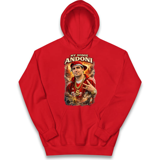My Homie Andoni Iraola Liverpool Football Kids Hoodie