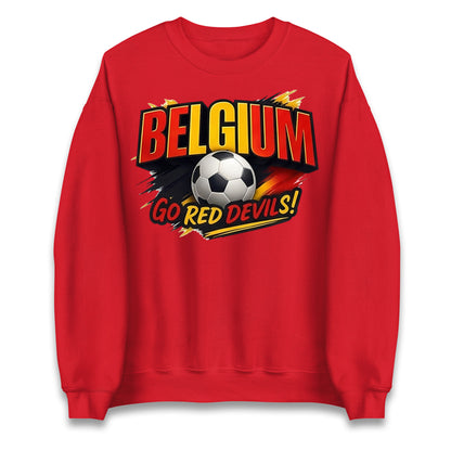 Belgium Retro Football Jumper