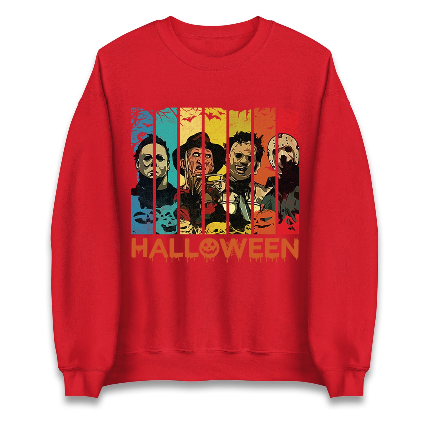 Vintage Villains Halloween Unisex Sweatshirt