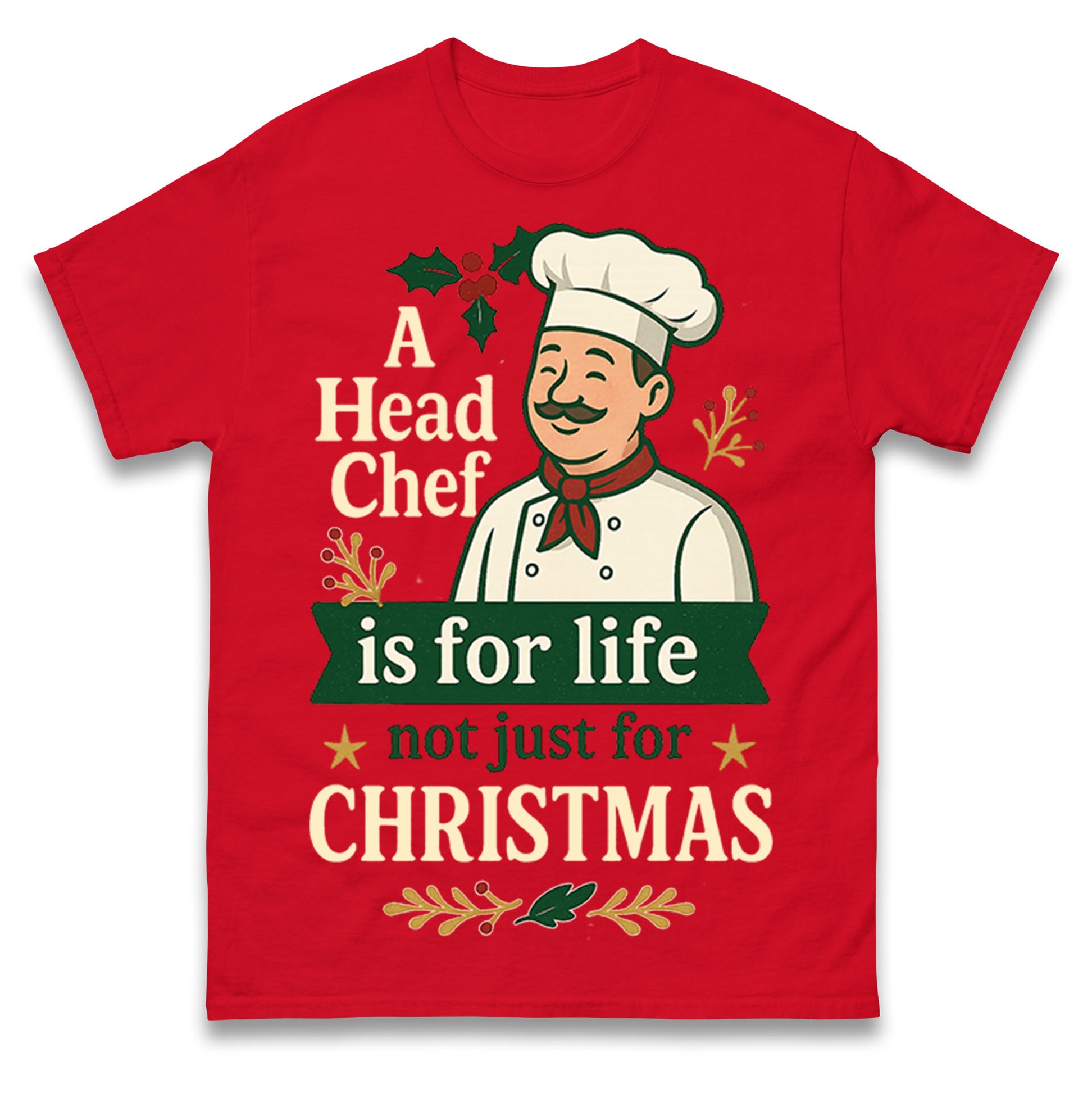 Head Chef Christmas T Shirt