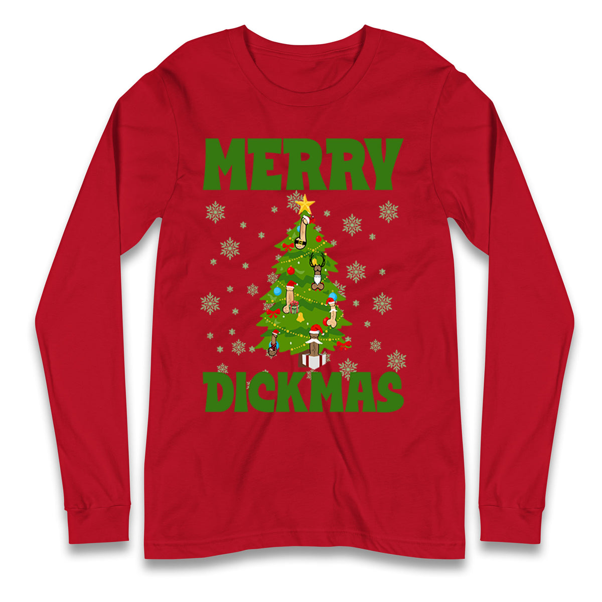 Merry Dickmas Funny Christmas T Shirt