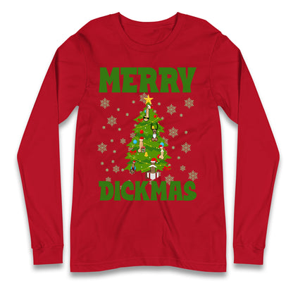 Merry Dickmas Funny Christmas T Shirt