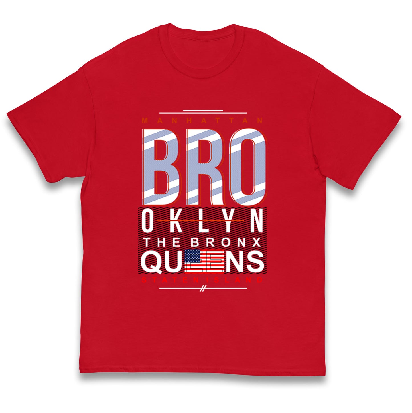 Brooklyn New York State Kids T Shirt