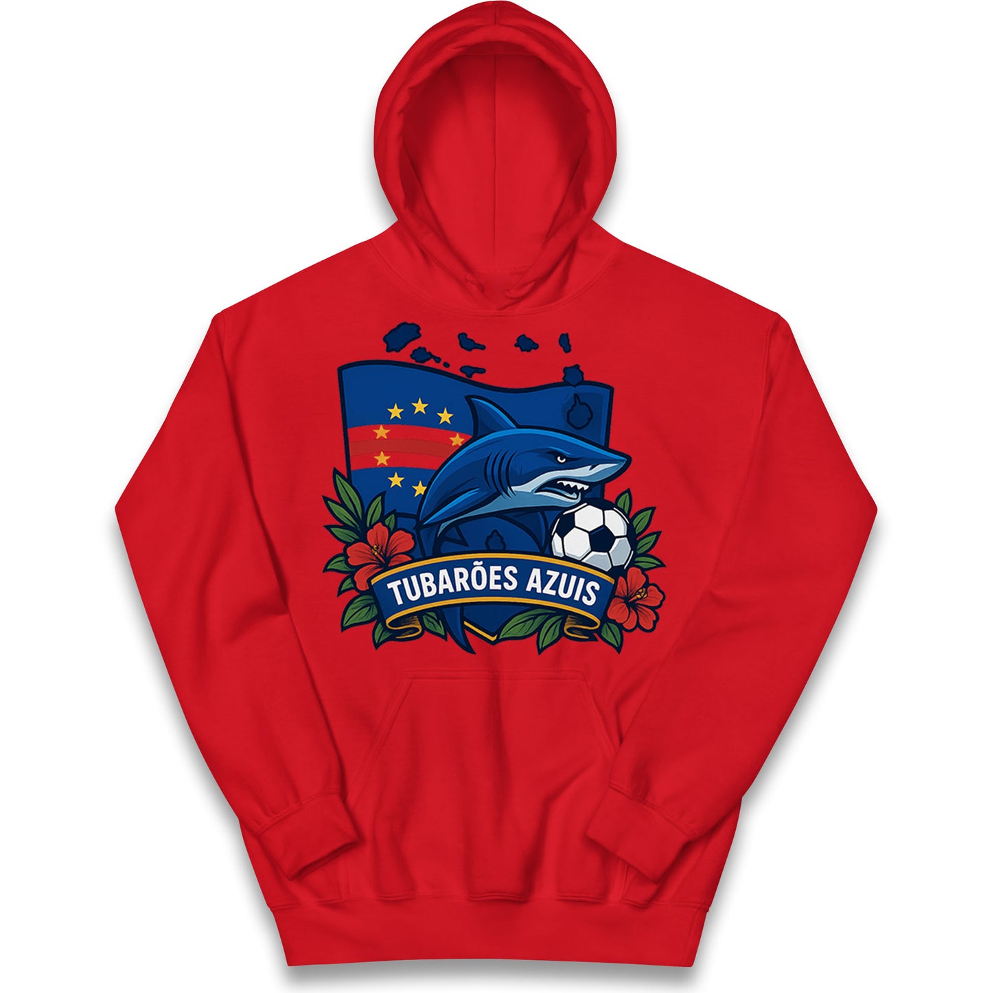 Cape Verde Football Kids Hoodie 