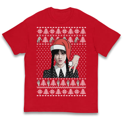 Wedensday Christmas Kids T Shirt