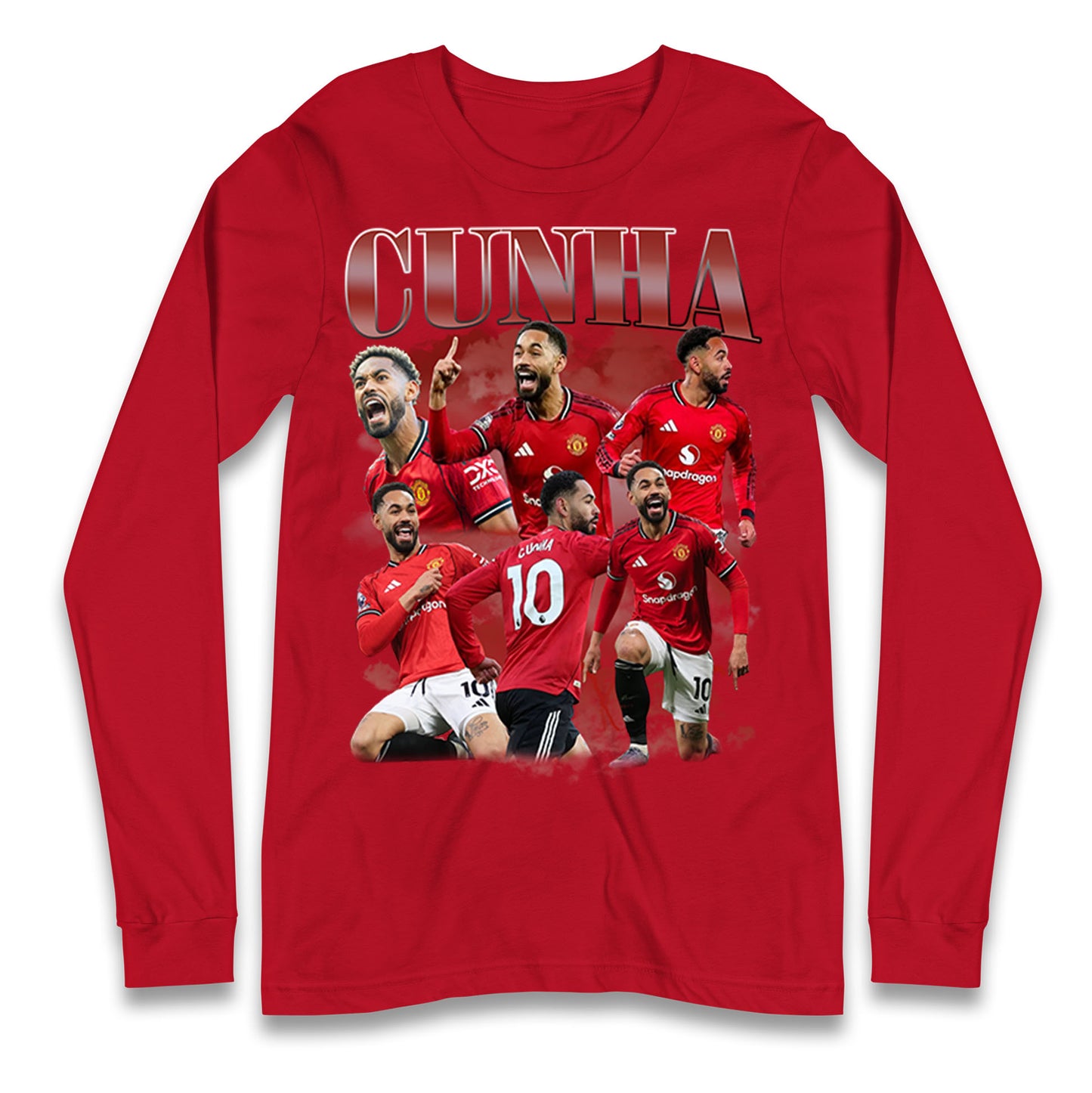 Matheus Cunha Manchester United Longsleeve T Shirt