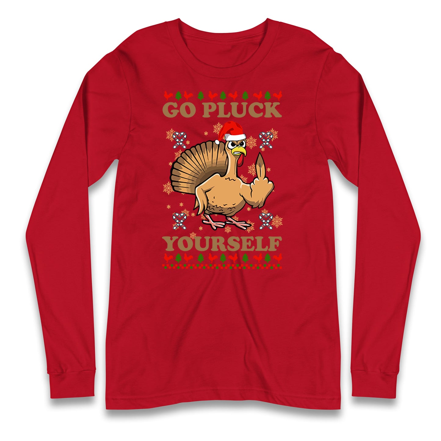 Christmas Go Pluck Yourself Funny T Shirt