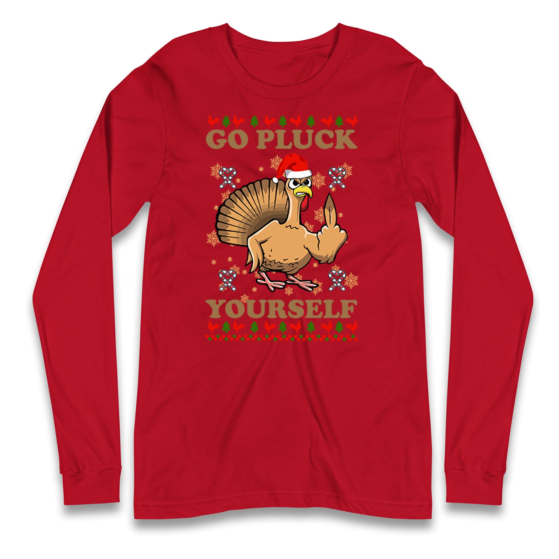 Christmas Go Pluck Yourself Funny T Shirt