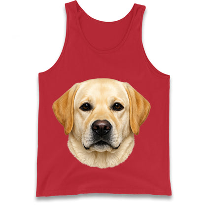 Labrador Dog Face Tank Top