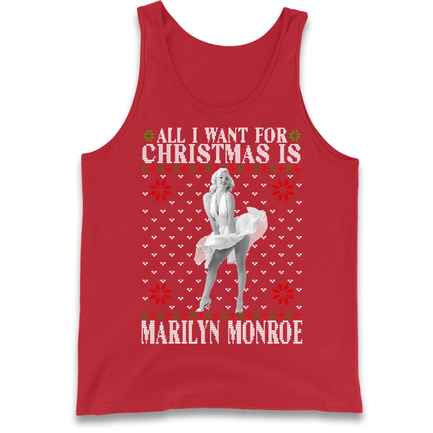 marilyn monroe christmas tank top