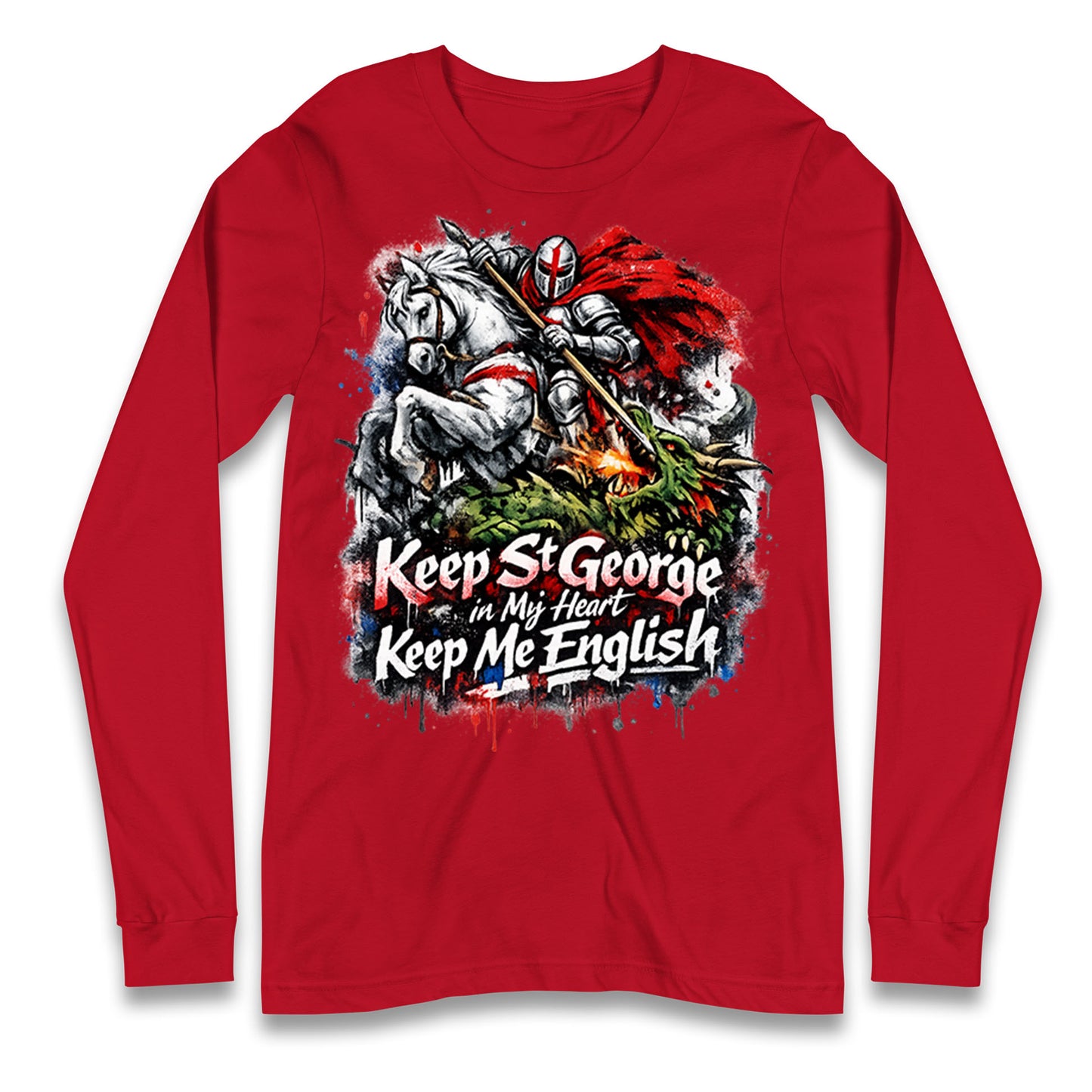 St gorges CrossLongsleeve T Shirt