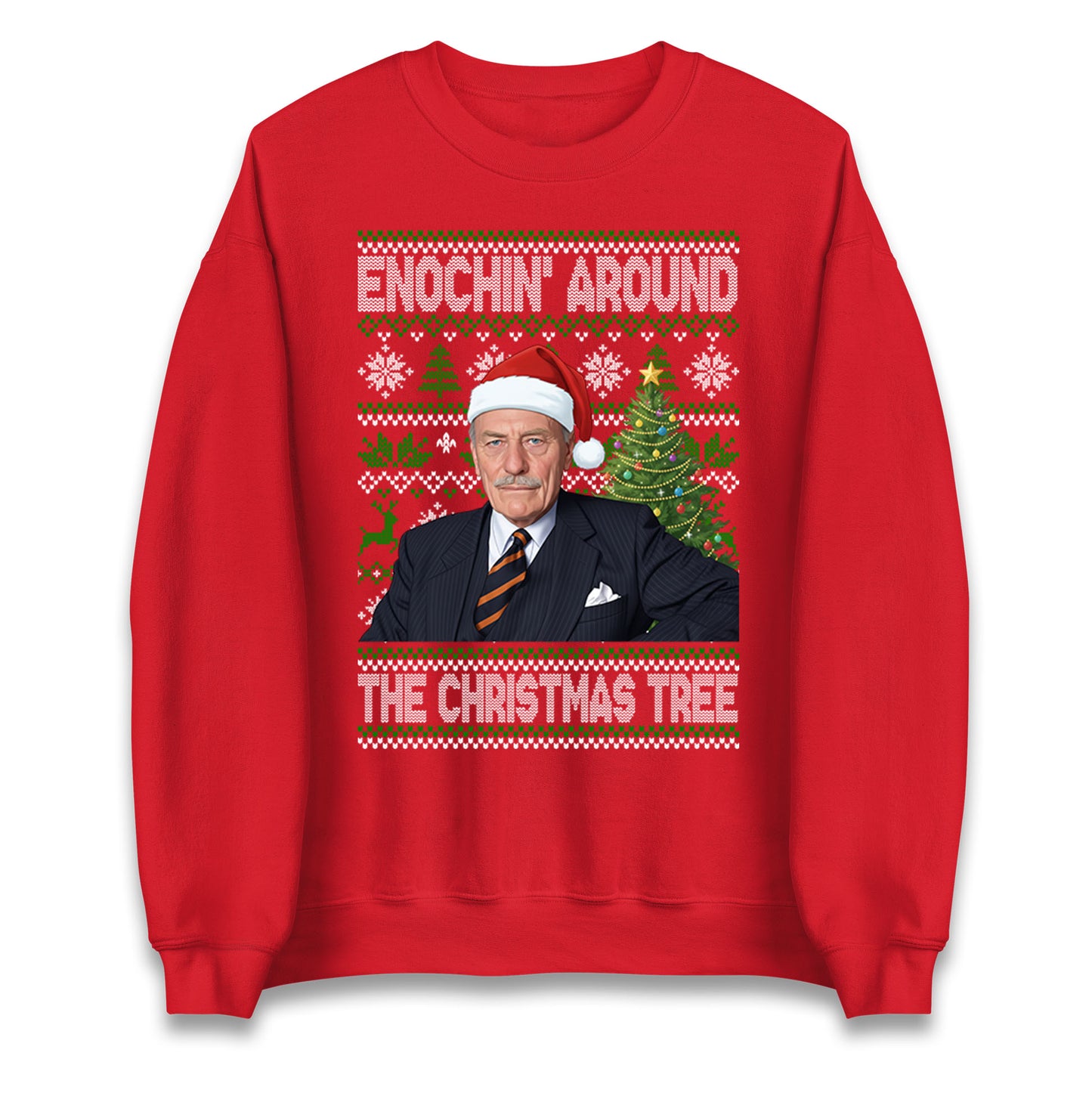 Enoch Powell Enochin Around the Christmas Tree Christmas Jumper