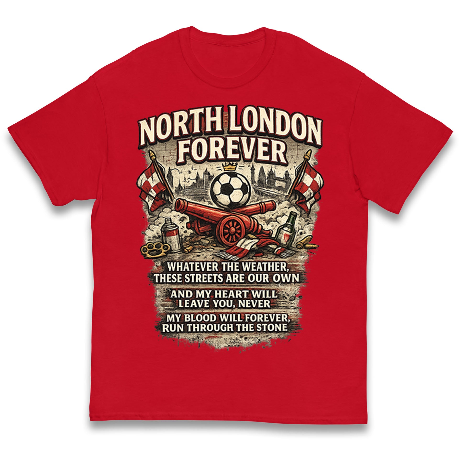 Arsenal North London Forever Kids T Shirt