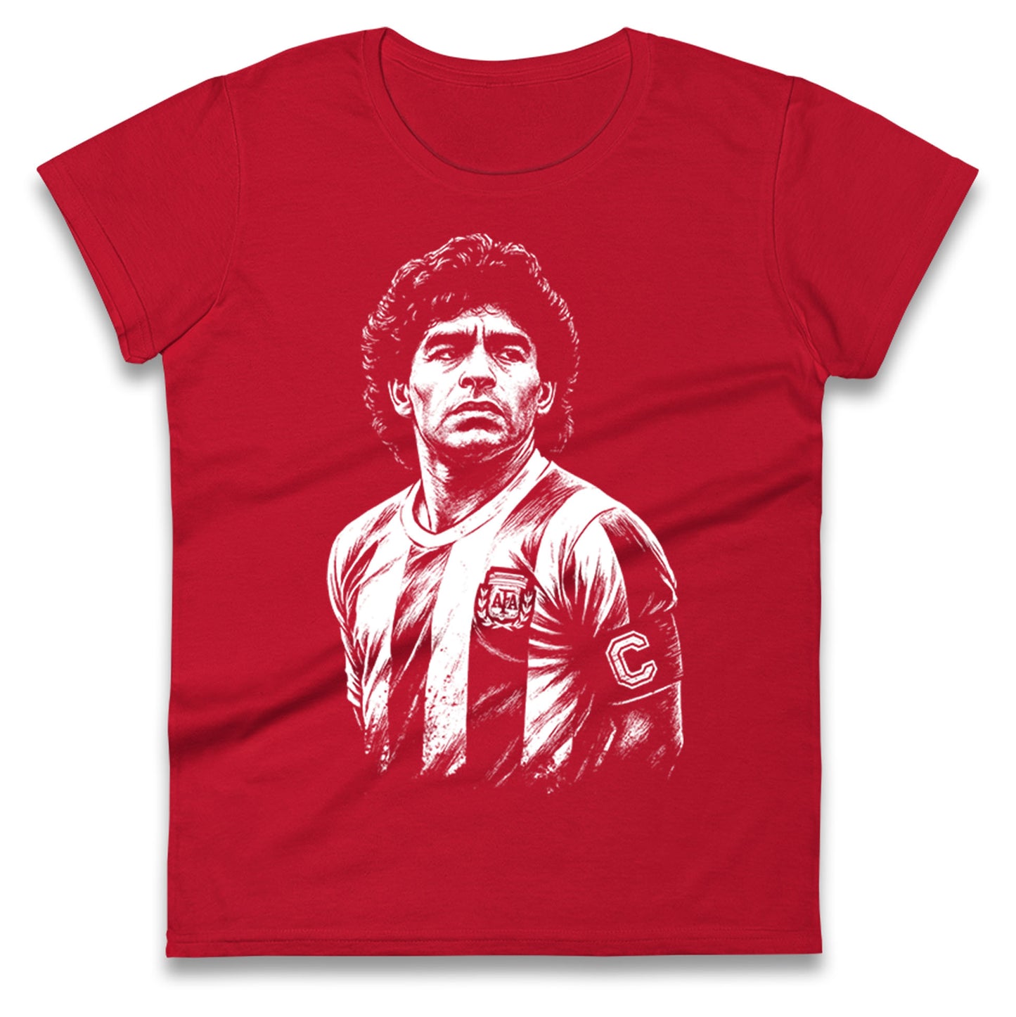 Maradona Argentina Ladies T Shirt