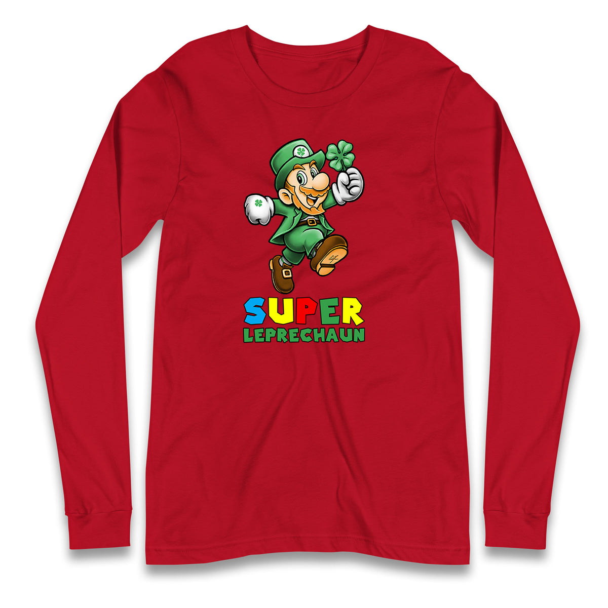 super leprechaun long sleeve t shirt