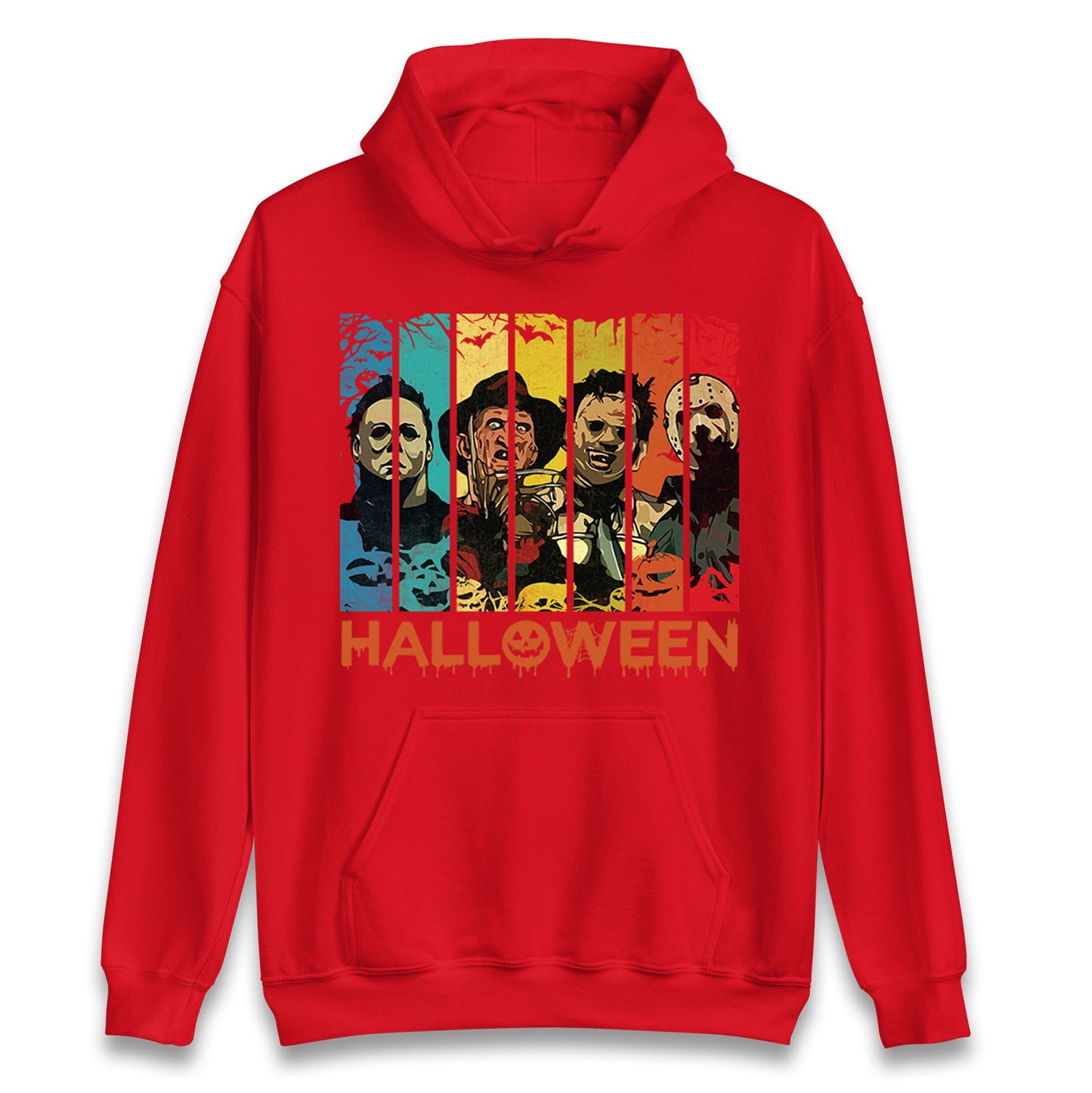 Vintage Villains Halloween Unisex Hoodie