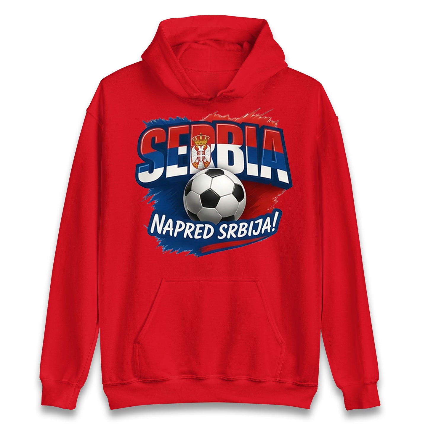 Serbia Retro World Cup Hoodie