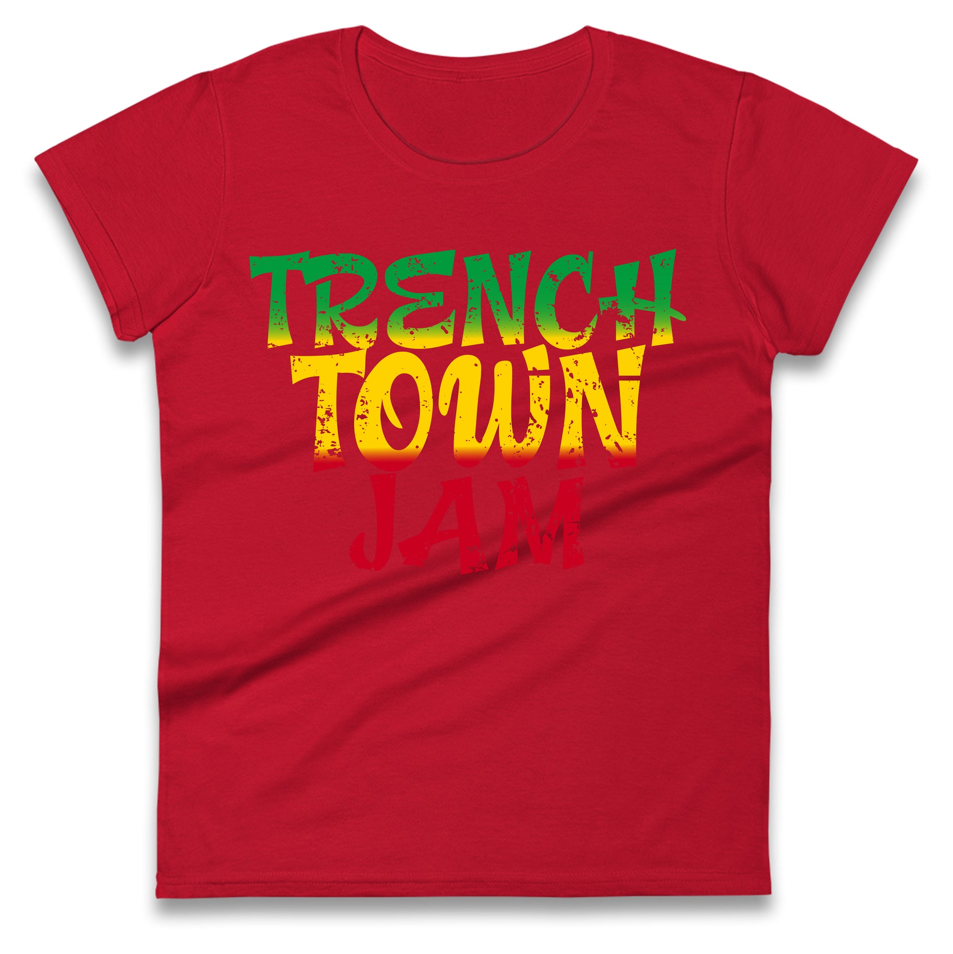 Trench Town Jamaica  Ladies T Shirt