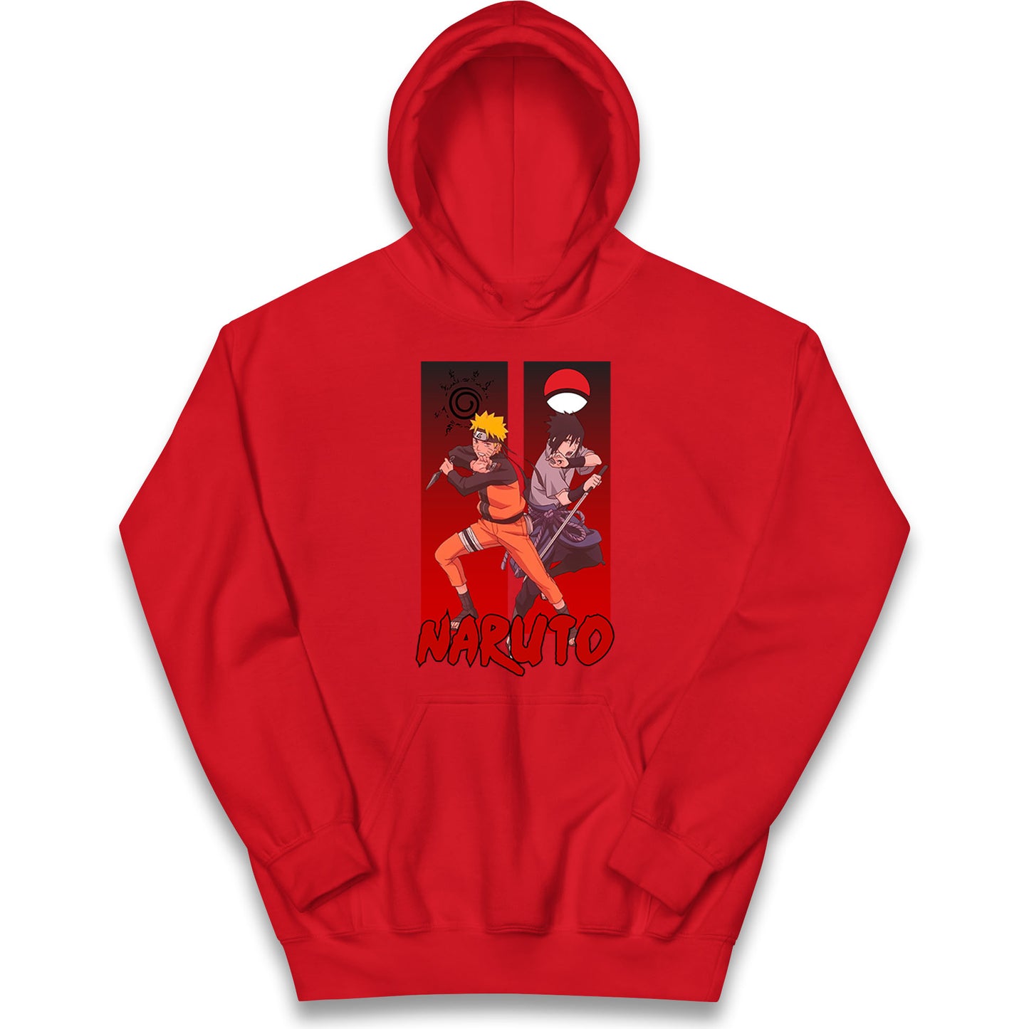 naruto eight trigrams sealing and sasuke uchiha crest hoodie