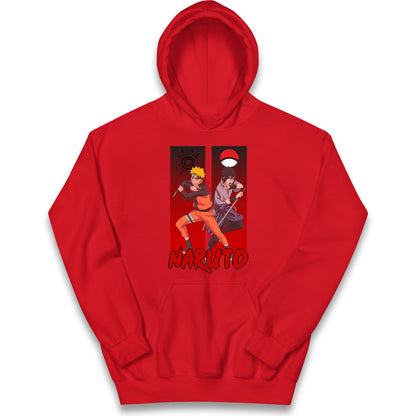 naruto eight trigrams sealing and sasuke uchiha crest hoodie