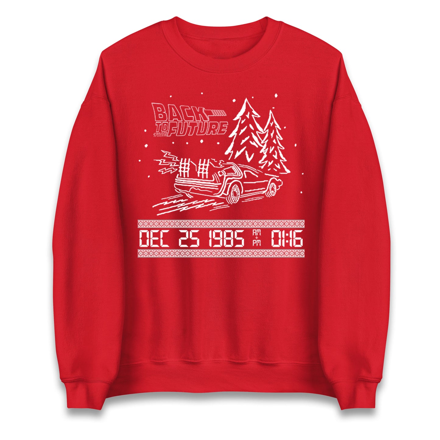Back to The Future Xmas Jumper