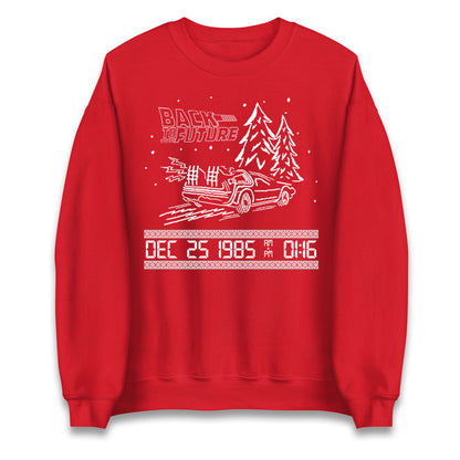 Back to The Future Xmas Jumper