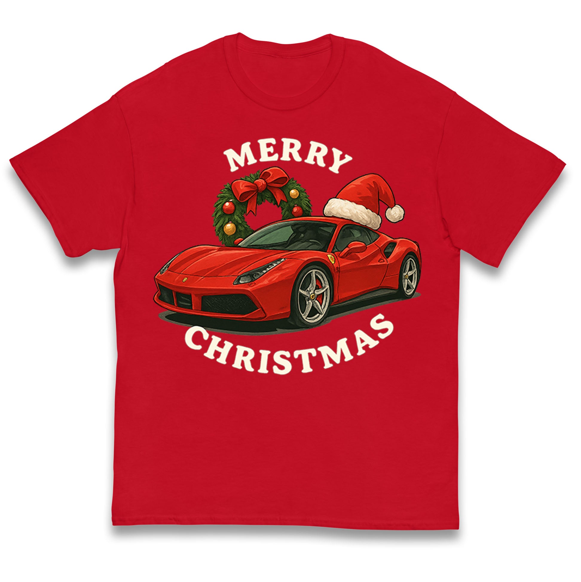 Ferrari Christmas Kids T Shirt