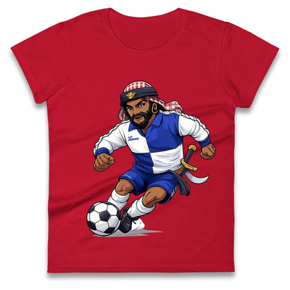 Rovers Retro Football Ladies T Shirt