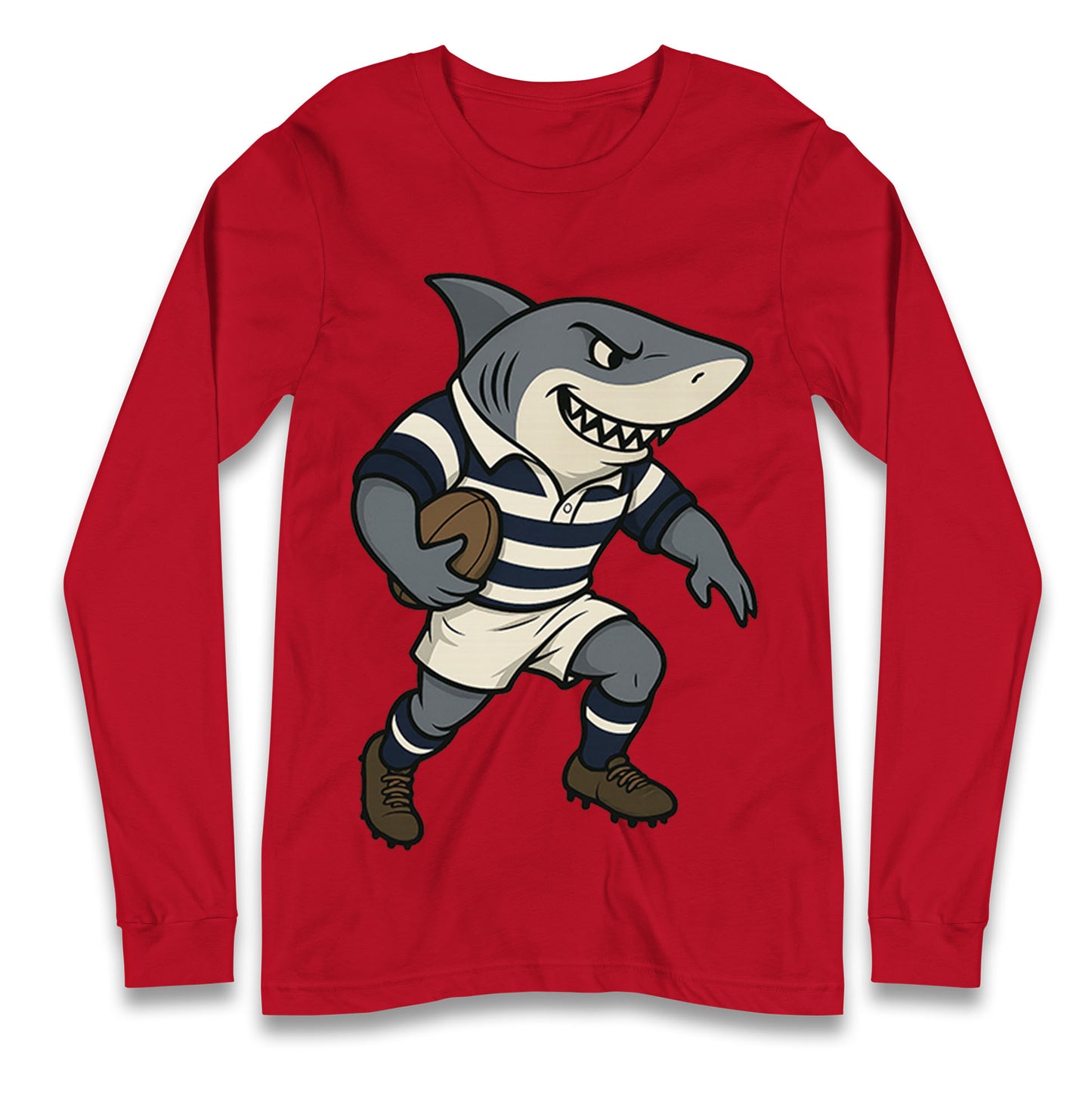 Retro Sale Sharks Rugby Union Longsleeve T Shirt