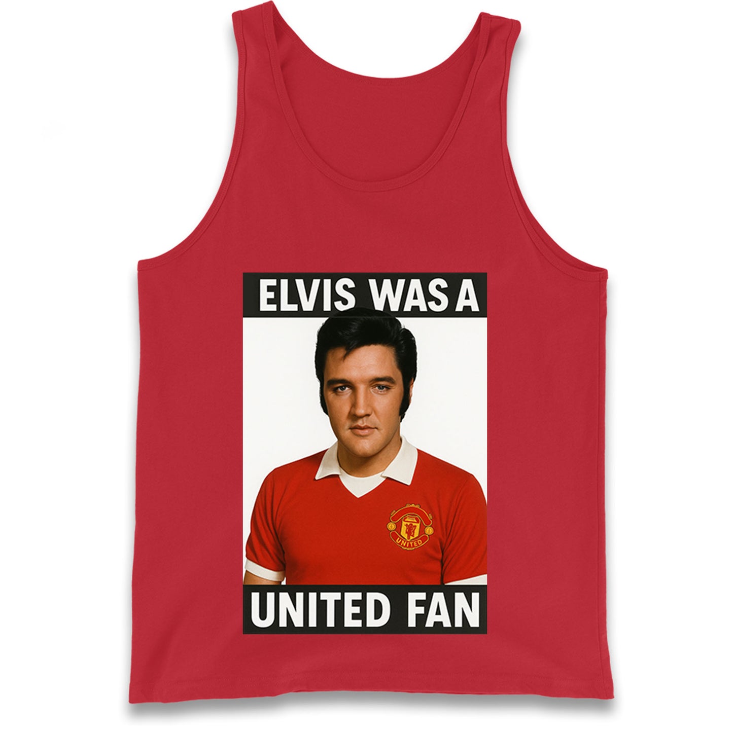 Elvis Presley Mnchester United Tank Top