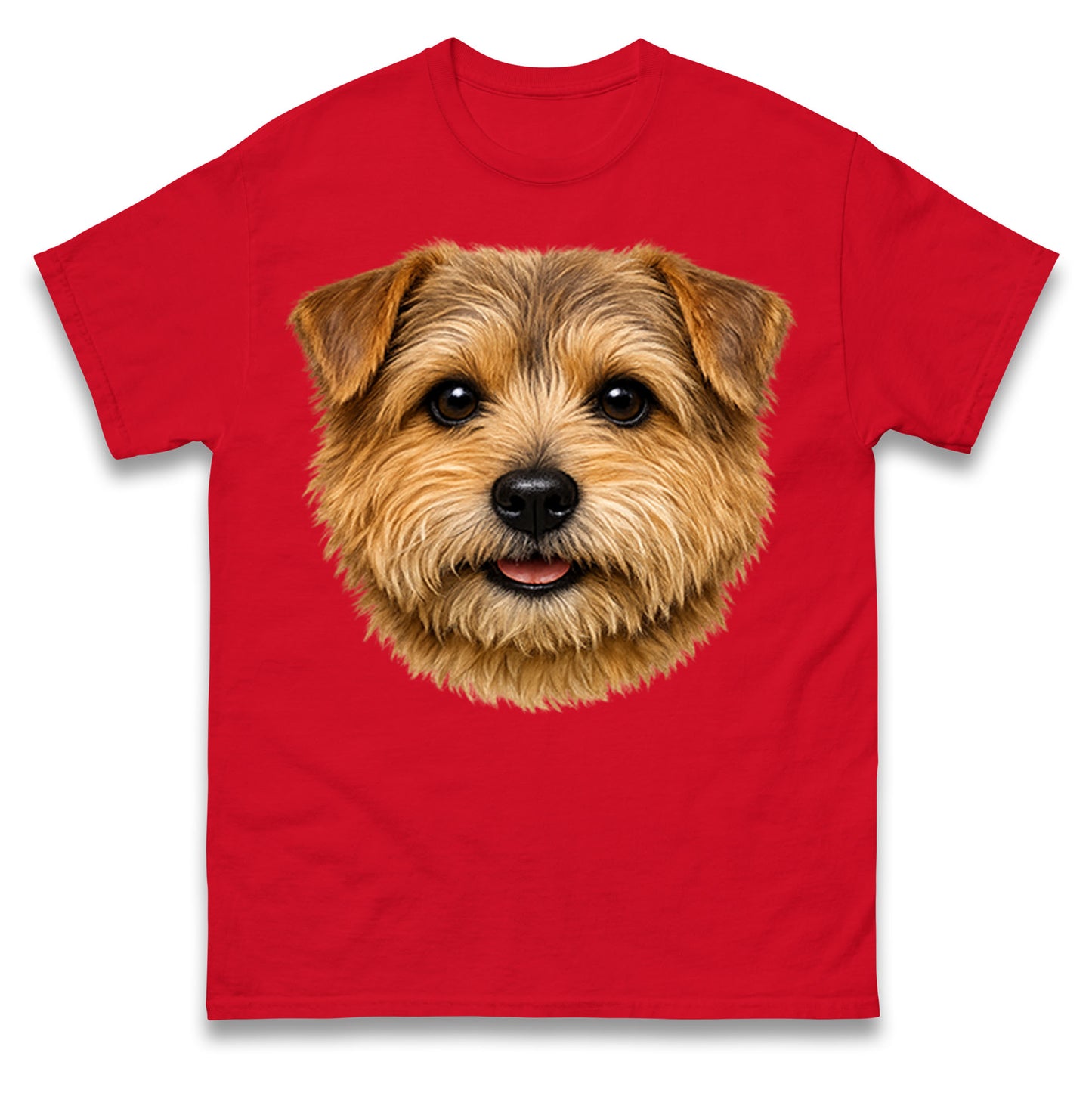 Norfolk Terrier Dog Face T Shirt 